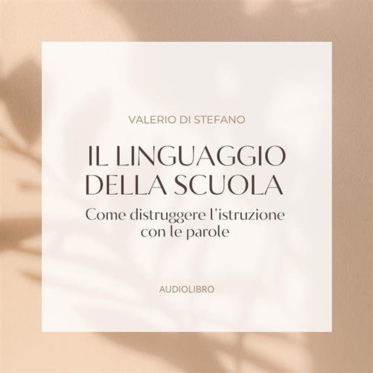 Il linguaggio della scuola