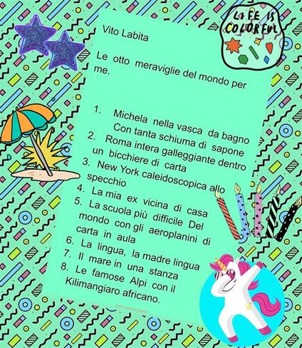 Le 8 meraviglie del mondo per me - Vito Labita - ebook