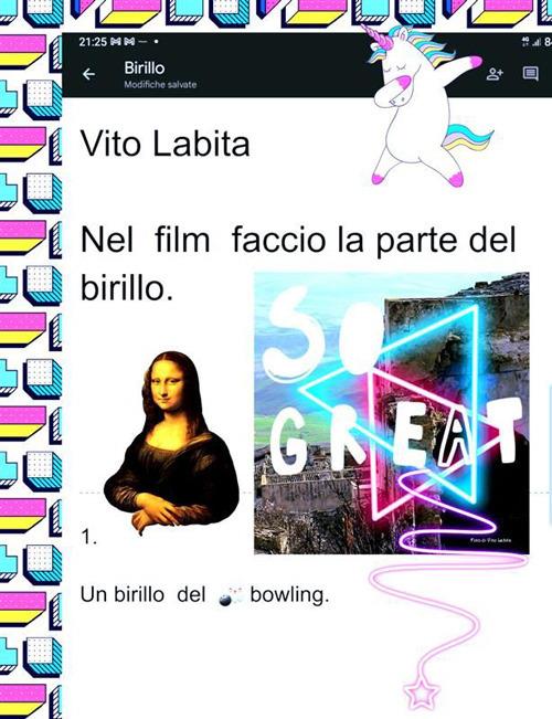 Nel film faccio la parte del birillo. Un birillo del bowling - Vito Labita - ebook