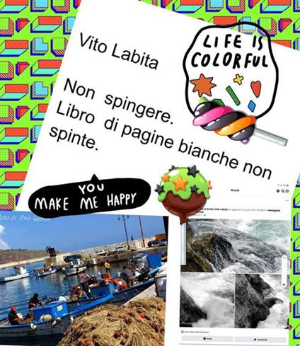 Non spingere. Libro di pagine bianche non spinte - Vito Labita - ebook