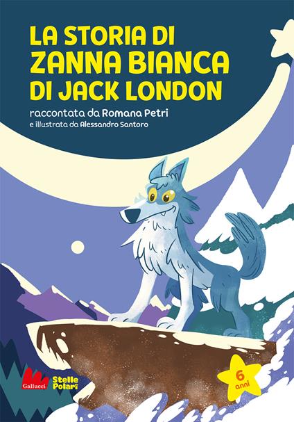 La storia di Zanna Bianca di Jack London - Romana Petri - copertina