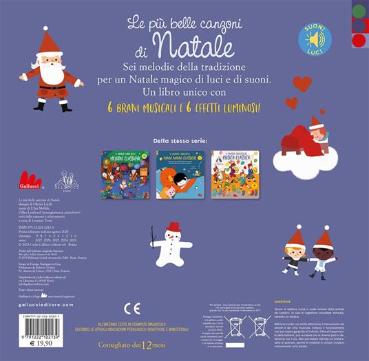 Le più belle canzoni di Natale. Luci e suoni. Ediz. a colori - Olivier Latyk - 4