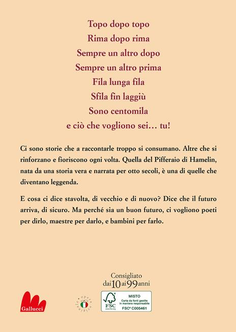 Topo dopo topo. La leggenda di Hamelin. Nuova ediz. - Bruno Tognolini - 2