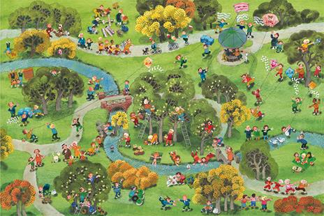 Le 4 stagioni. Libro-affresco. Ediz. a colori - Ali Mitgutsch - 2