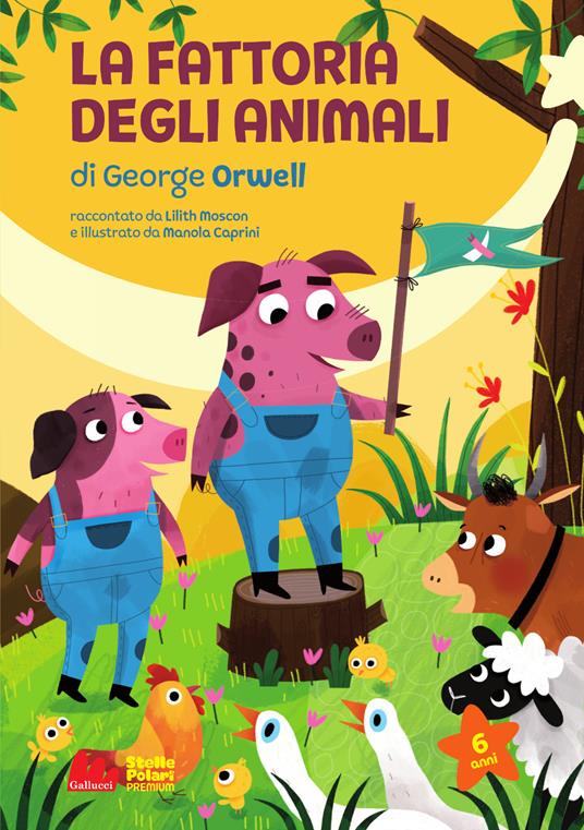 La fattoria degli animali di George Orwell. Ediz. ad alta leggibilità - Lilith Moscon - copertina