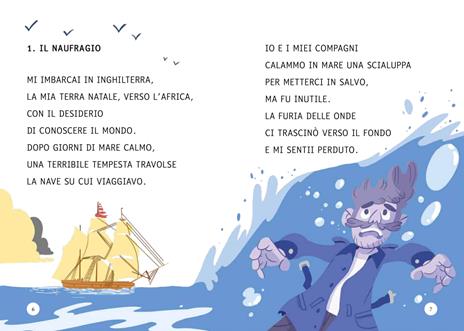 Robinson Crusoe di Daniel Defoe. Ediz. a colori - Nadia Bellini - 2