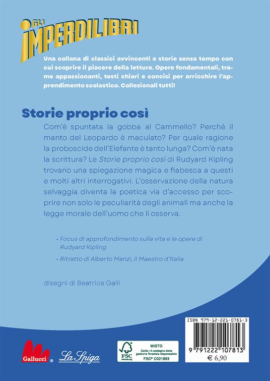 Storie proprio così - Rudyard Kipling,Alberto Manzi - 2