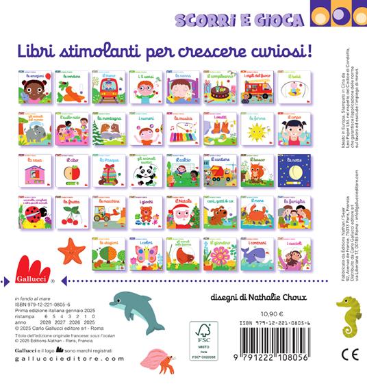 In fondo al mare. Scorri e gioca. Ediz. a colori - Nathalie Choux - 3