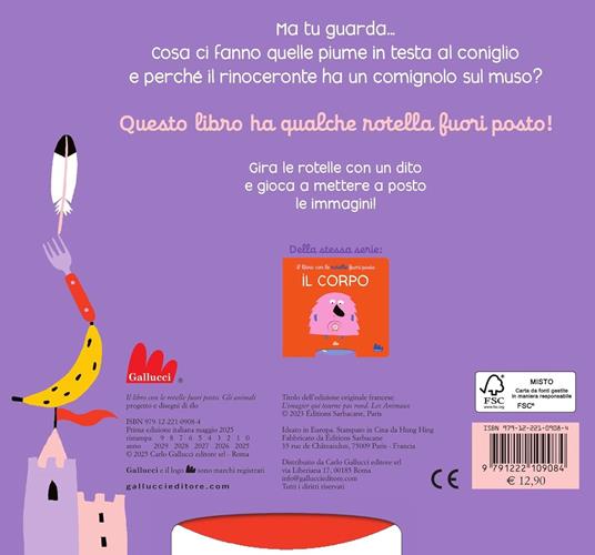Il libro con le rotelle fuori posto. Gli animali - 3