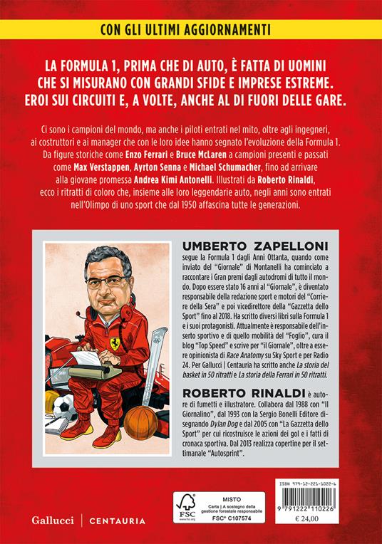 La storia della Formula 1 in 50 ritratti. Nuova ediz. - Umberto Zapelloni - 2