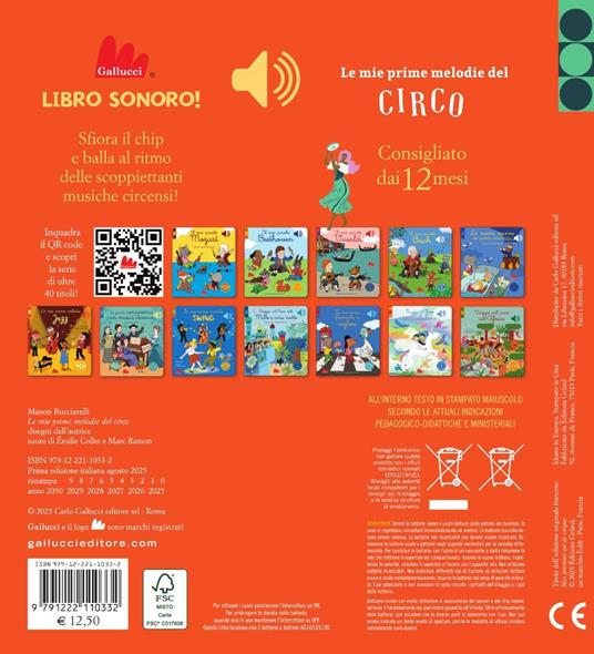 Le mie prime melodie del circo. Ediz. a colori - Mannon Bucciarelli - 3
