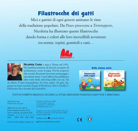 Filastrocche dei gatti dalla tradizione italiana. Nuova ediz. - Nicoletta Costa - 4