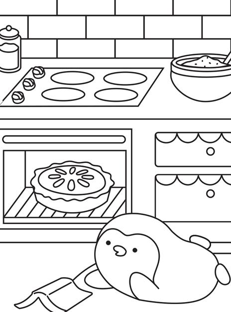 Comfy kitchen. Cozy coloring. Con 120 Adesivi - 3