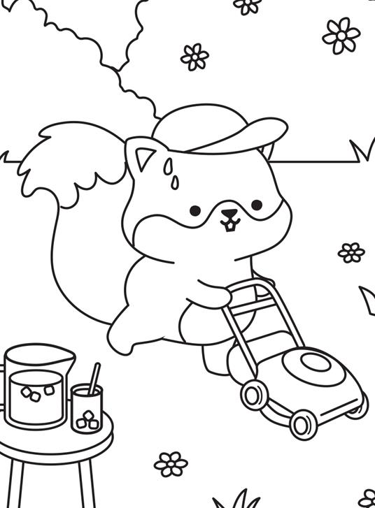 Comfy garden. Cozy coloring book. Con 127 Adesivi - 3