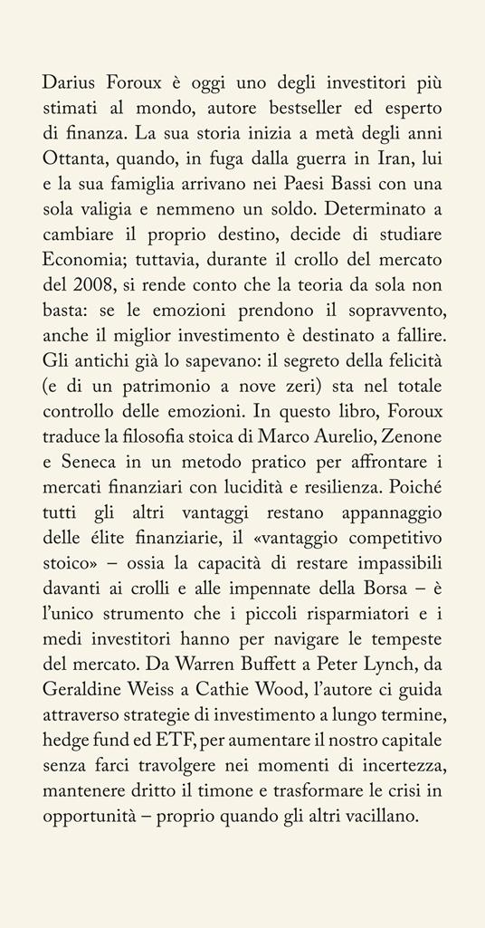 Investi come uno stoico. Dall'antica filosofia greca le strategie per diventare ricco - Darius Foroux - 2