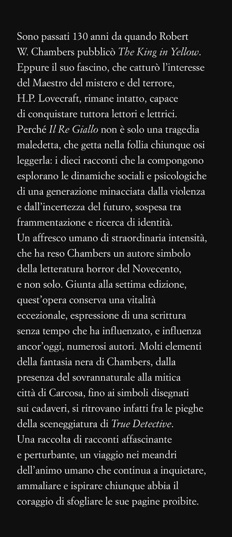 Il re giallo. Dark tales. La serie gotica della British Library - Robert William Chambers - 4