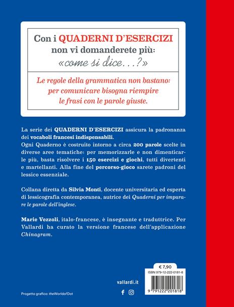 Quaderno d'esercizi per imparare le parole del francese. Vol. 1 - Marie Vezzoli - 2