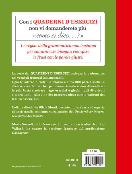 Quaderno d'esercizi per imparare le parole del francese. Vol. 2 - Marie Vezzoli - 2