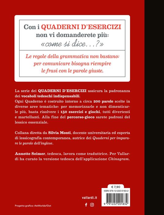Quaderno d'esercizi per imparare le parole del tedesco. Vol. 1 - Annette Seimer - 2