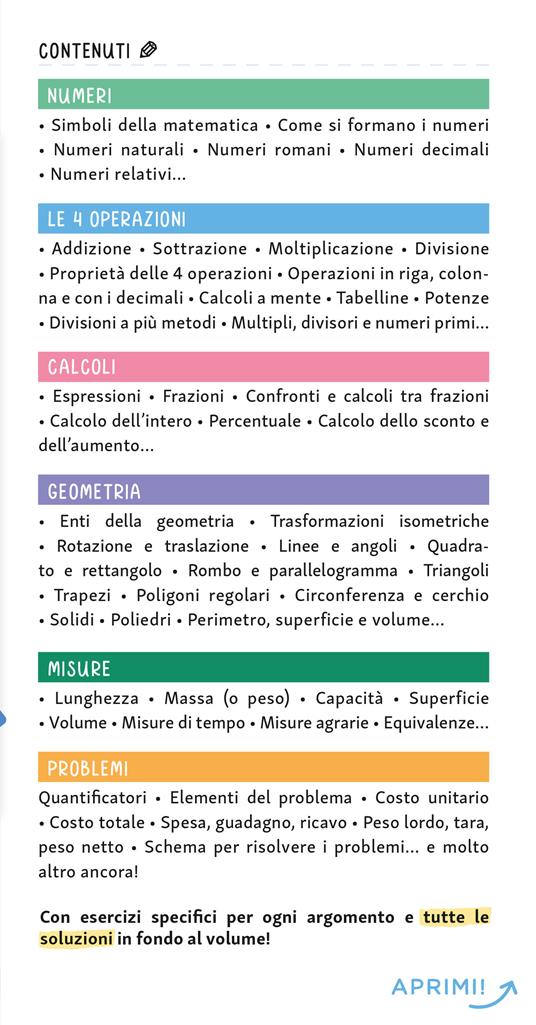 La mia amica matematica. Imparo i numeri e la geometria… per non sbagliarli più! - Maestra Federica - 2