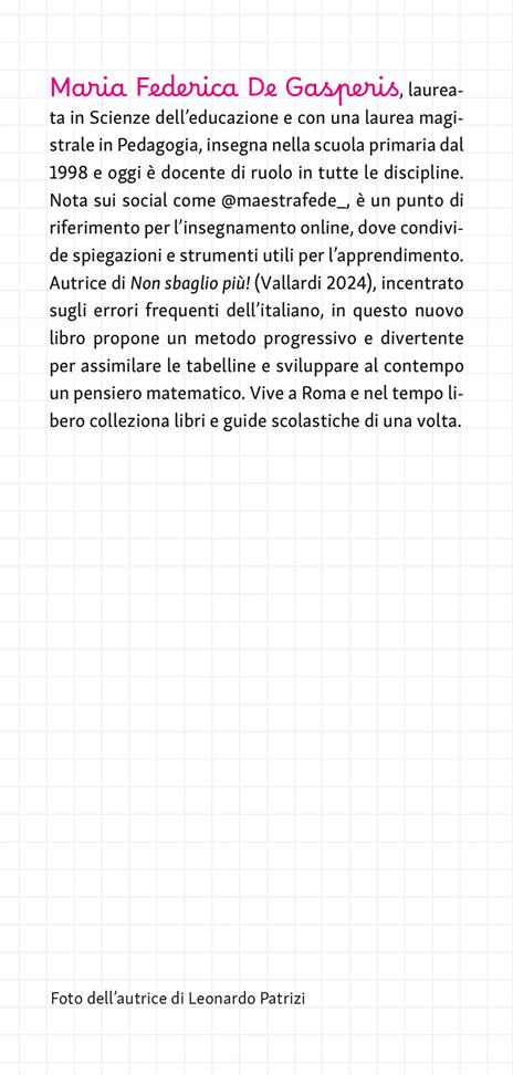 Il quaderno delle tabelline. Per non sbagliarle più - Maestra Federica - 3