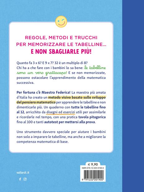 Il quaderno delle tabelline. Per non sbagliarle più - Maestra Federica - 6