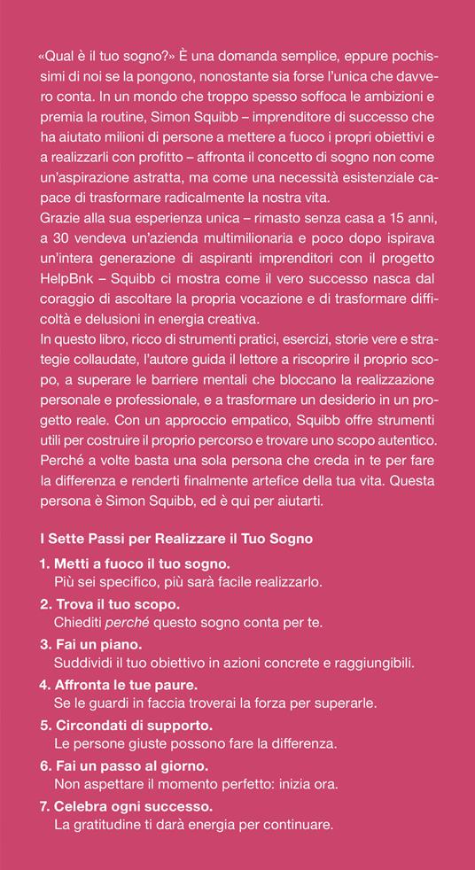 Qual è il tuo sogno? What's your dream? La chiave per costruire la vita che desideri - Simon Squibb - 2