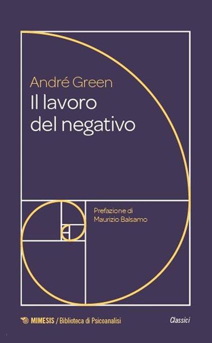 Il lavoro del negativo - André Green - copertina