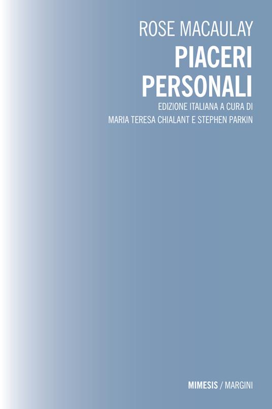 Piaceri personali - Rose Macaulay - copertina