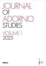 Journal of Adorno studies (2025). Vol. 1