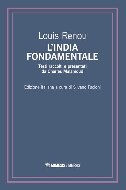 L'India fondamentale - Louis Renou - copertina