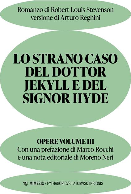 Lo strano caso del dottor Jekyll e del signor Hyde - Robert Louis Stevenson - copertina