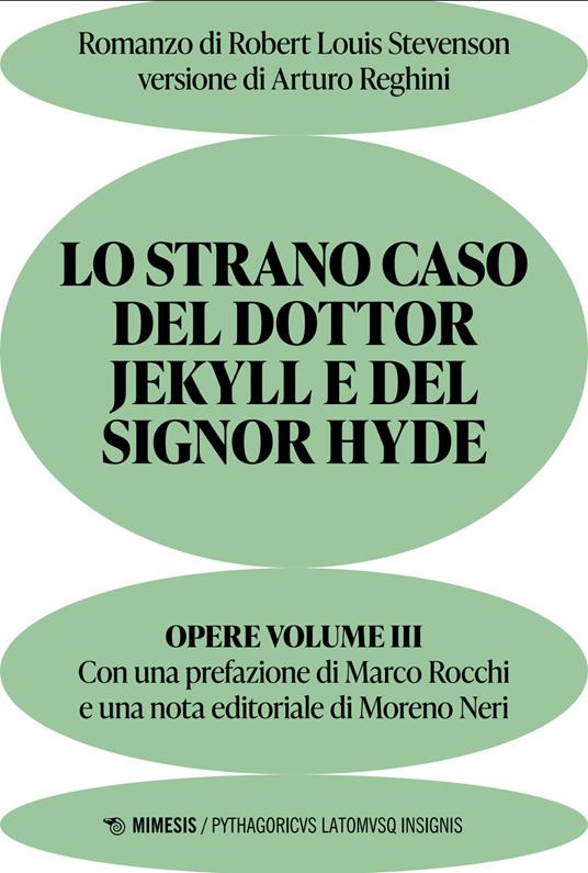 Lo strano caso del dottor Jekyll e del signor Hyde - Robert Louis Stevenson - copertina
