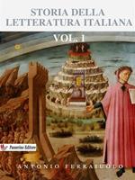 Storia della letteratura italiana. Vol. 1
