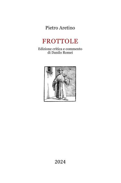 Frottole. Ediz. critica - Pietro Aretino - copertina