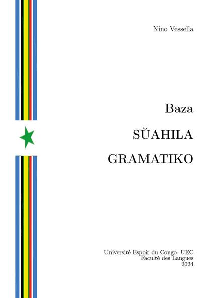 Baza suahila gramatiko - Nino Vessella - copertina