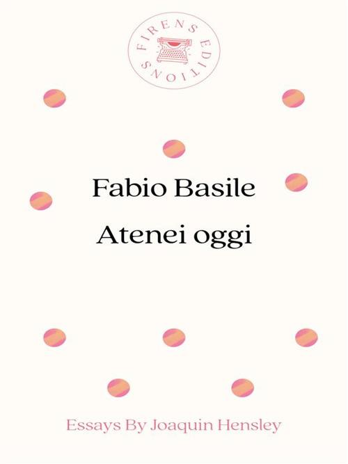 Atenei oggi - Fabio Basile - ebook