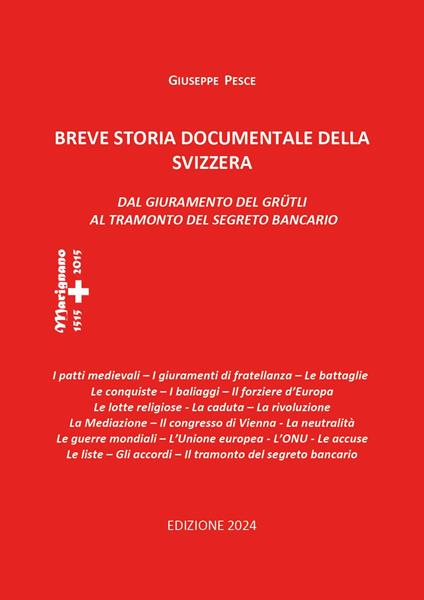 Breve storia documentale della Svizzera - Giuseppe Pesce - copertina