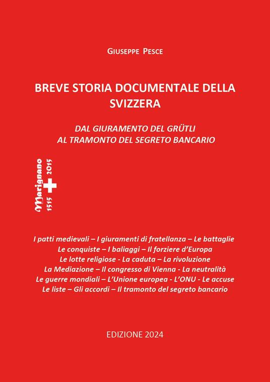 Breve storia documentale della Svizzera - Giuseppe Pesce - copertina
