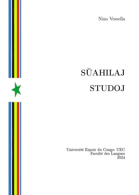 Suahilaj studoj - Nino Vessella - copertina