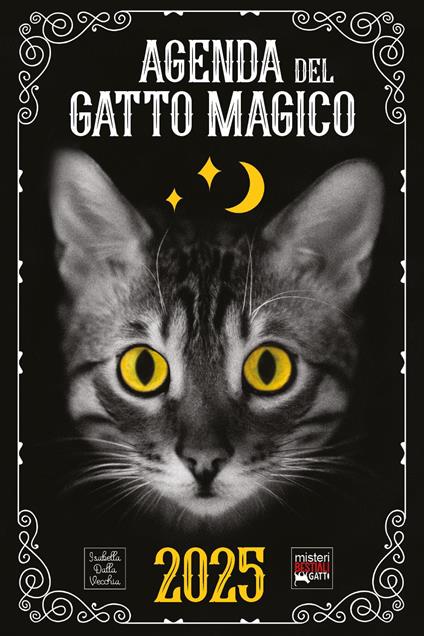 Agenda del gatto magico 2025 - Misteri Bestiali Gatti - copertina