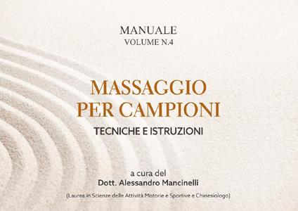 Massaggio per campioni. Tecniche e istruzioni - copertina
