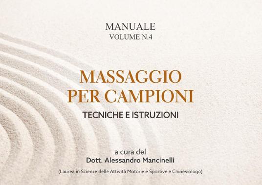 Massaggio per campioni. Tecniche e istruzioni - copertina