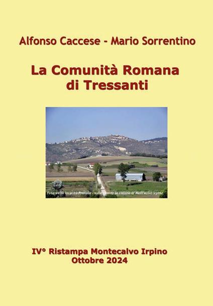La comunità romana di Tressanti - Alfonso Caccese,Mario Sorrentino - copertina