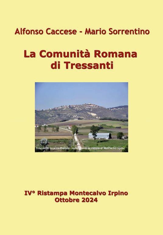 La comunità romana di Tressanti - Alfonso Caccese,Mario Sorrentino - copertina