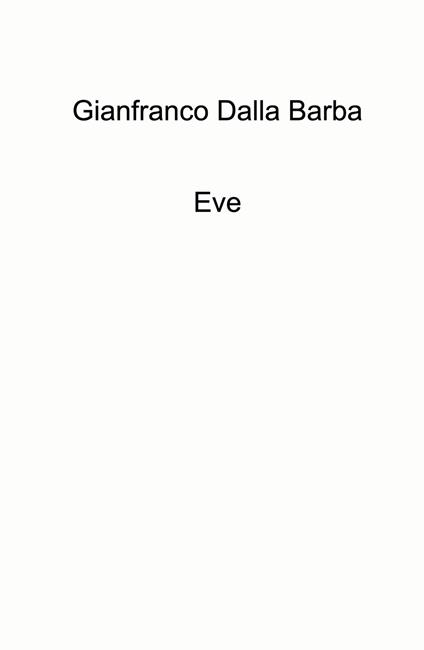 Eve - Gianfranco Dalla Barba - copertina