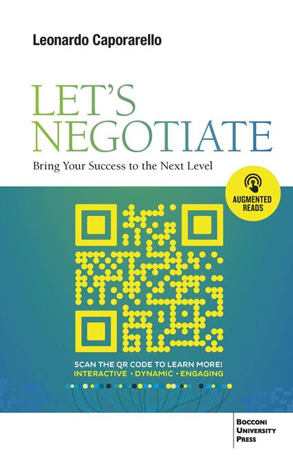 Let's negotiate. Bring your success to the next level. Con QR Code - Leonardo Caporarello - copertina