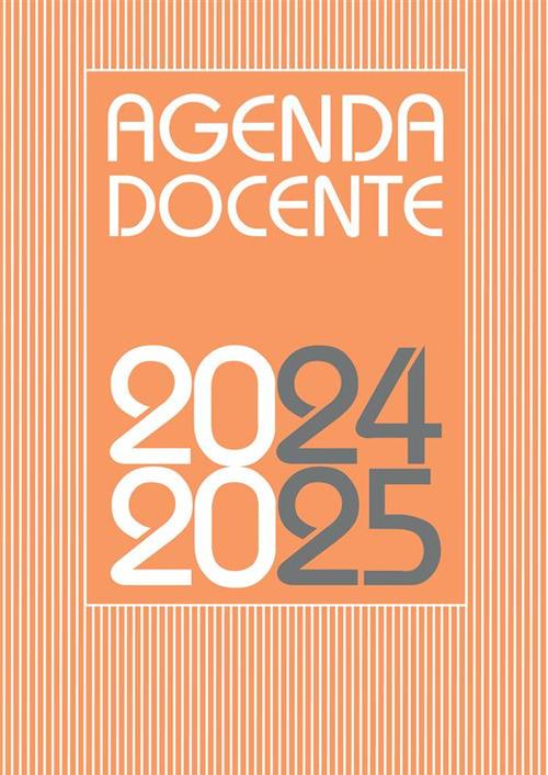 Agenda docente 2024-2025 - copertina