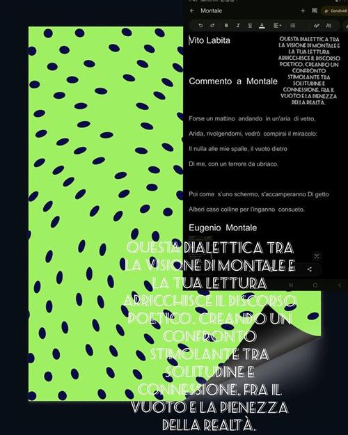 Commento a Montale - Vito Labita - ebook