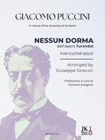Nessun Dorma for guitar solo. Dall'opera Turandot